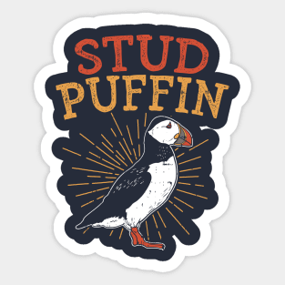 Stud Puffin - Puffins Sticker